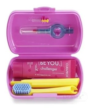 Curaprox Reiseset, rosa - Reklamnepredmety