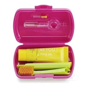 Curaprox travel set, magenta - Reklamnepredmety