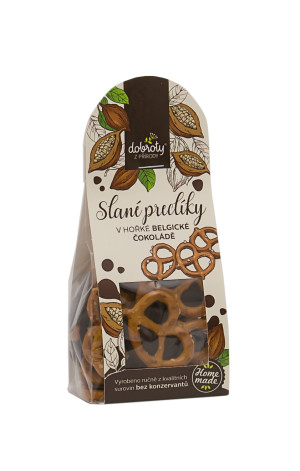 Salzbrezeln in heißer Schokolade - Reklamnepredmety