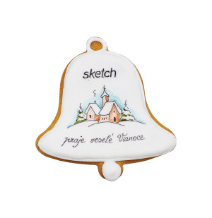 Bemalter Lebkuchen mit Logo - Reklamnepredmety