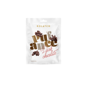 BIO Extrudierte Linsen in dunkler Schokolade VEGAN PUFANCE