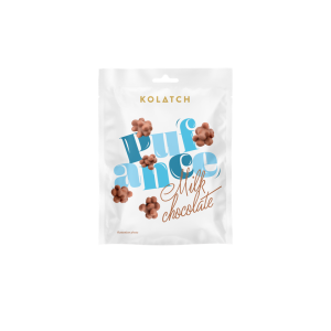 BIO Extrudierter Mais in PUFANCE-Milchschokolade