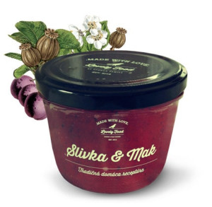 Pflaumenmarmelade mit Mohn - Reklamnepredmety