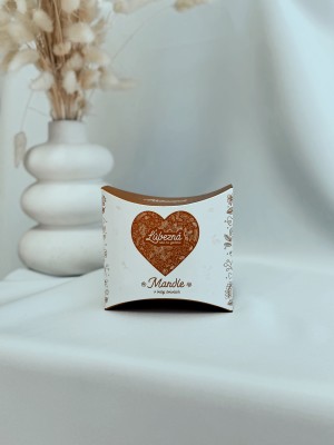 Mandeln in weißer Schokolade