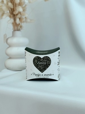 Papaya und Ananas in heißer Schokolade