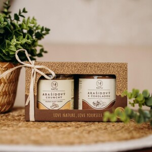 Erdnussbutter-Geschenkset (2 × 300 g) - Reklamnepredmety