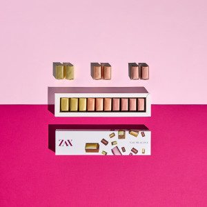 V10 PRALINES - 10er Pralinenschachtel mit verpackten Pralinen - Reklamnepredmety