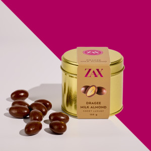 DRAGEE MILK ALMOND – Mandeldragees in Milchschokolade - Reklamnepredmety