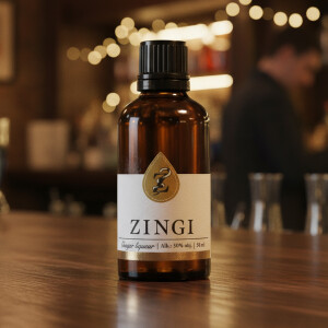 Ingwerlikör ZINGI mini, 50%, 50 ml