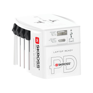 Reiseadapter SKROSS World MUV 65W PD mit USB-C-Kabel - Reklamnepredmety