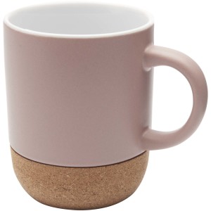 Billie 300 ml Sublimation Keramiktasse mit Korkdetails - Reklamnepredmety