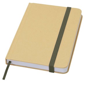 Reed A6 Hardcover Notizbuch, blanko, aus recyceltem Material - Reklamnepredmety