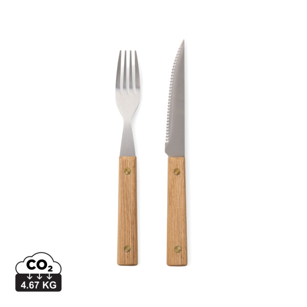 VINGA Paso 8-teiliges Grillbesteck-Set
