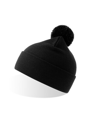 Wind-S Mütze mit Bommel - Reklamnepredmety