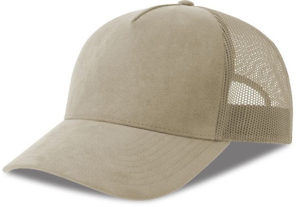 5 Panel Trucker Kappe Rapper Suede-S