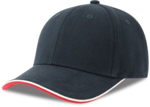 Schwere 6 Panel Sandwich Kappe Pilot Piping Sandwich-S - Reklamnepredmety