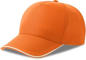 5 Panel Sandwich Kappe Recy Five Piping - Reklamnepredmety