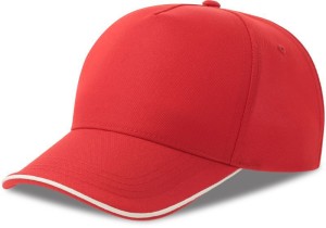 5 Panel Sandwich Kappe Recy Five Piping - Reklamnepredmety