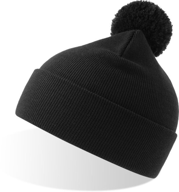 Strickmütze mit Pompon Wind-S Pompom