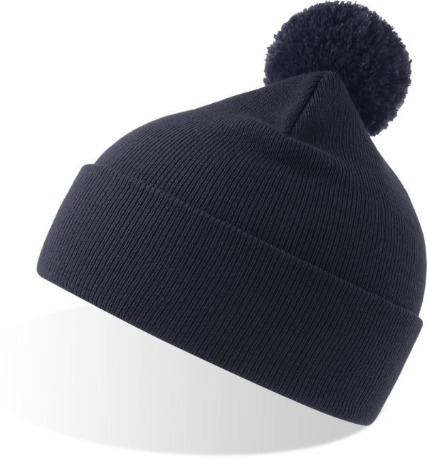 Strickmütze mit Pompon Wind-S Pompom