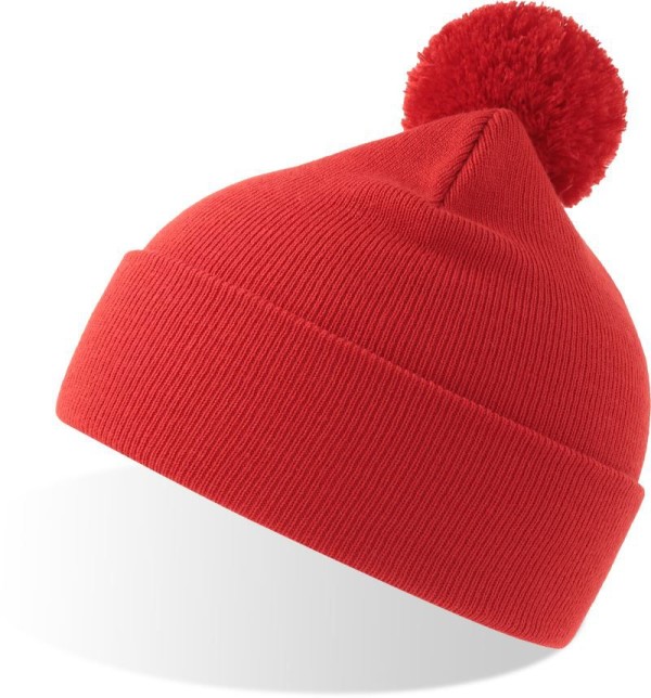 Strickmütze mit Pompon Wind-S Pompom