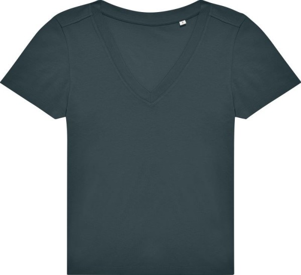 Damen V-Ausschnitt T-Shirt #E150 V /women