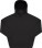 Schwerer Oversize Kapuzen Sweater Influence Hoodie - ps-01ih02-bandc-influence-hoodie-black-front-web - variant 