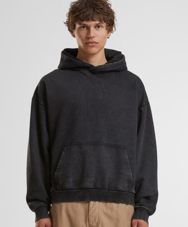 Schwerer Kapuzen Sweater "Stonewash" BY 294