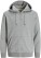 Schwere Oversize Kapuzen Sweatjacke Jack & Jones | Classic Zip Hood - ps-423907-jack-and-jones-classic-zip-hood-light-grey-melange-front-web - variant 