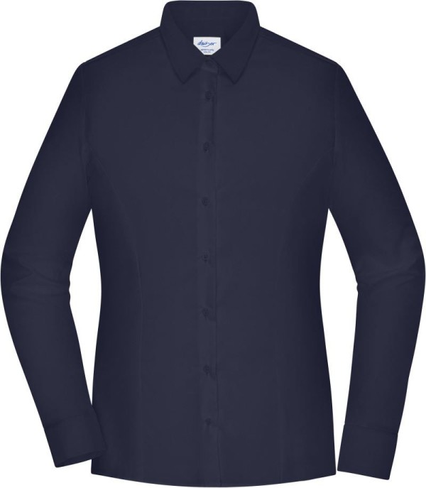 Popeline Slim Fit Bluse langarm Daiber | JN 1371