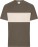 Bio T-Shirt "Colour-Block" Daiber | 8049 - ps-028049-daiber-8049-muddy-brown-sandstone-front-482d5d36-5738-41af-a66c-bea0962c0f93-web - variant 