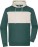 Bio Kapuzen Sweater "Colour-Block" Daiber | 8051 - ps-028051-daiber-8051-smoky-green-sandstone-front-80324206-30ba-4f98-b81a-91f5d48c7b98-web - variant 