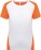 Damen Kontrast Sport Shirt ProAct | PA 4015 - ps-204015-kariban-proact-pa-4015-white-fluorescent-orange-front-web - variant 