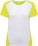 Damen Kontrast Sport Shirt ProAct | PA 4015 - ps-204015-kariban-proact-pa-4015-white-fluorescent-yellow-front-web - variant 