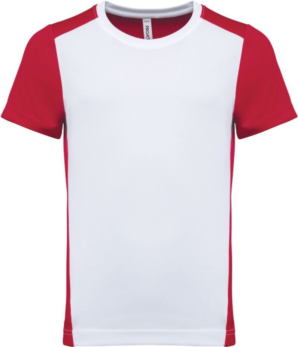 Kinder Kontrast Sport Shirt  ProAct | PA 4016