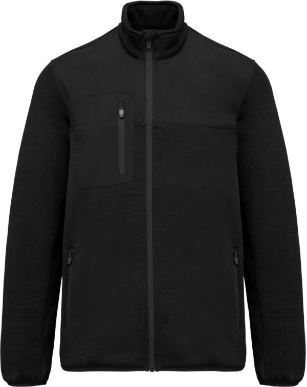 Herren Workwear Strickfleece Jacke WK 9108
