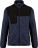 Herren Workwear Strickfleece Jacke WK 9108 - ps-209108-kariban-wk-wk-9108-navy-melange-black-front-web - variant 