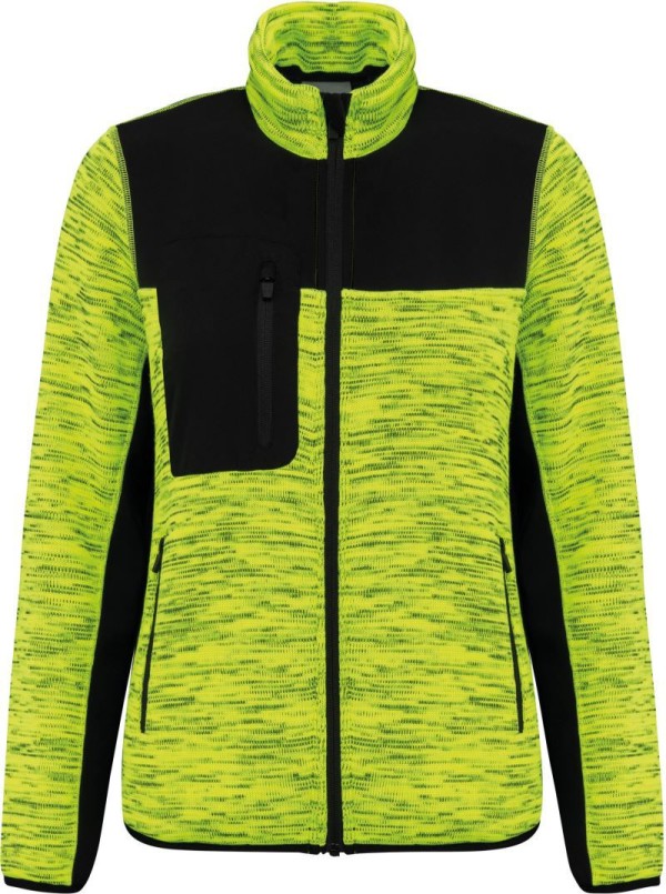 Damen Workwear Strickfleece Jacke WK 9109