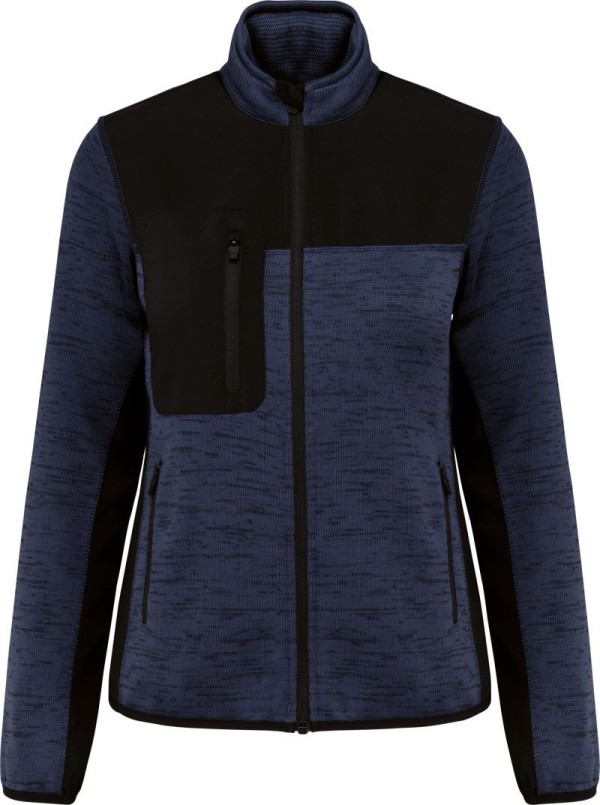 Damen Workwear Strickfleece Jacke WK 9109