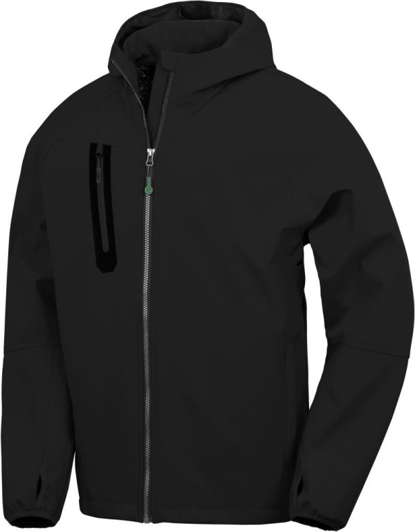 Unisex 3-Lagen Kapuzen Softshell Jacke Result Recycled | R 909X