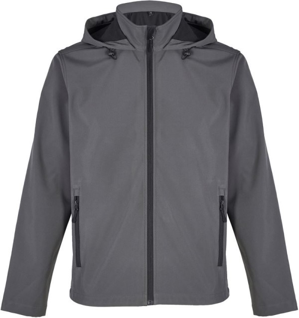 Herren 2-Lagen Kapuzen Softshell Jacke Race Hooded Men