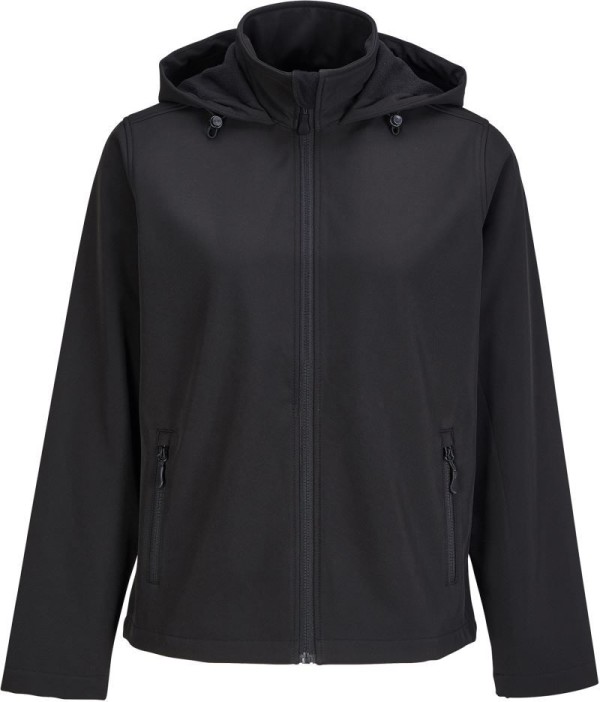 Damen 2-Lagen Kapuzen Softshell Jacke Race Hooded Women