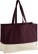 EarthAware® Bio-Baumwoll Shopper W 858 - ps-500858-westford-mill-w-858-oxblood-natural-front-web - variant 