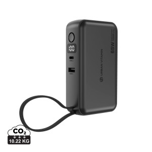 Urban Vitamin Eureka Hybrid-GAN-Ladegerät 10000 mAh Powerbank 65 W - Reklamnepredmety