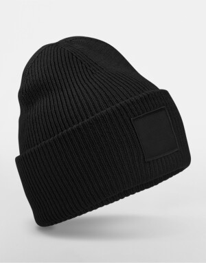 Deep Cuffed Tonal Patch Beanie - Reklamnepredmety