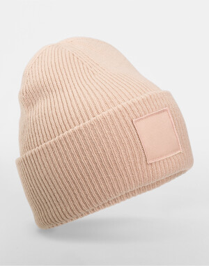 Deep Cuffed Tonal Patch Beanie - Reklamnepredmety