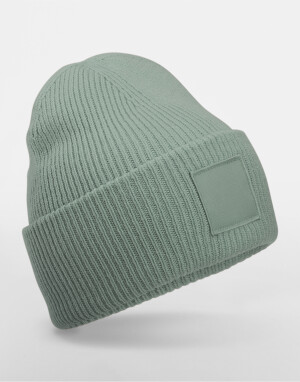 Deep Cuffed Tonal Patch Beanie - Reklamnepredmety