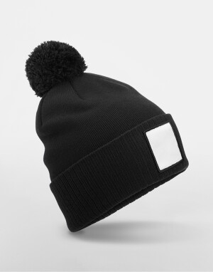 Appliqué Patch Pom Beanie - Reklamnepredmety