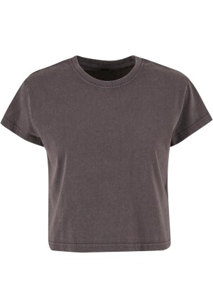 Ladies Vintage Cropped Tee - Reklamnepredmety