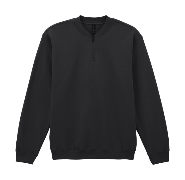 Softstyle Mittelschweres Fleece-Sweatshirt für Erwachsene mit 1/4-Reißverschluss